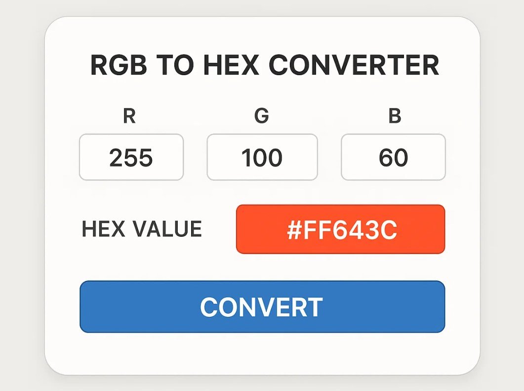 RGB to HEX Color Converter Online